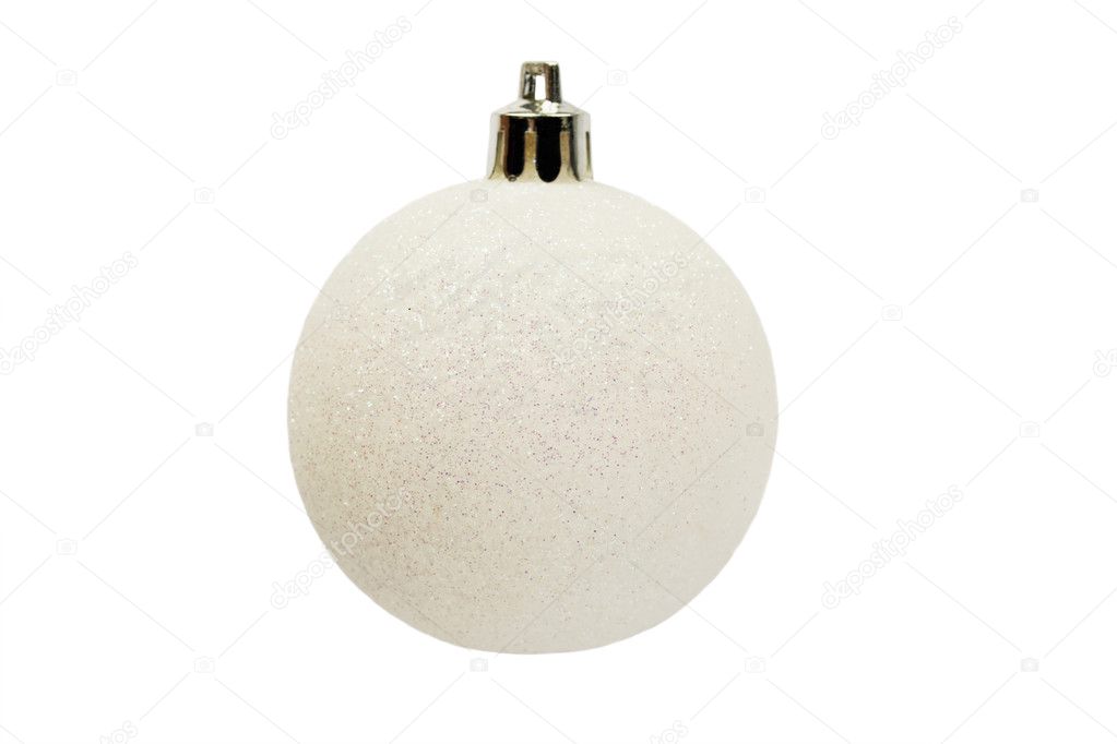 White christmas ball