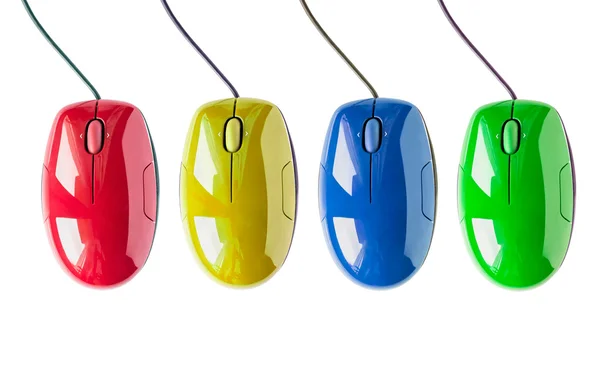 Set of computer mice — Stock Photo, Image