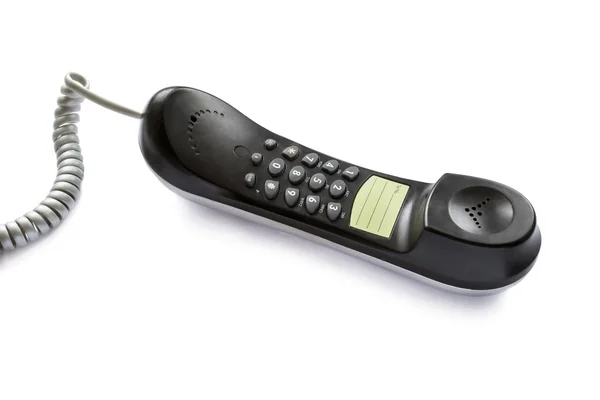 Wired telephone receiver Stock Photo