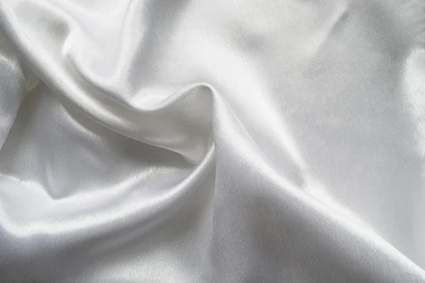Weißer Satin-Vorhang — Stockfoto