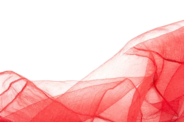 Nylon vermelho transparente — Fotografia de Stock