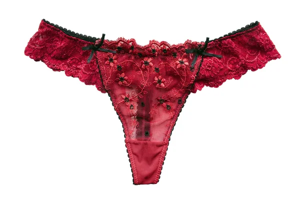 Culotte string rouge — Photo