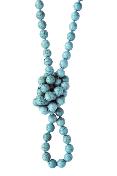 Бирюзовое ожерелье — стоковое фото