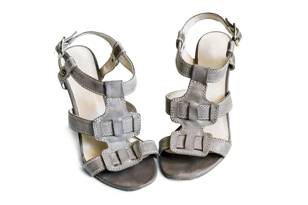 Leather sandals Royalty Free Stock Images