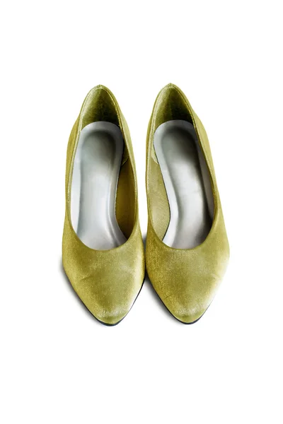 Golden shoes — Stock Photo, Image