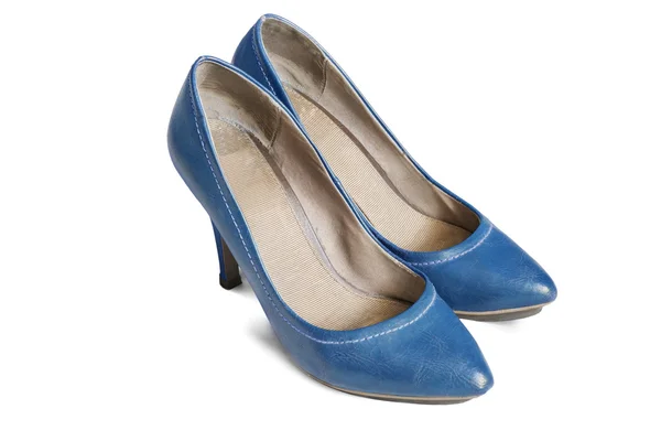 Blauwe schoenen — Stockfoto