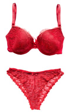 Kırmızı iç çamaşırı set