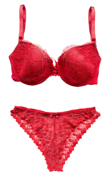 Red lingerie set — Stock Photo, Image