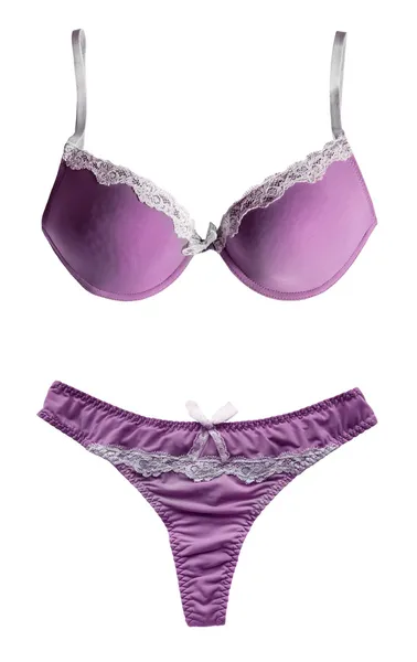 紫ランジェリー セット — ストック写真