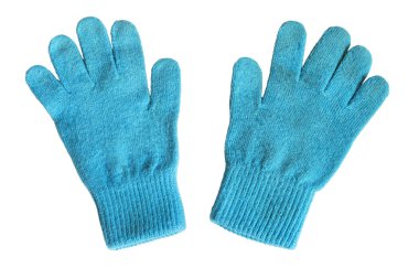 Knitted gloves clipart