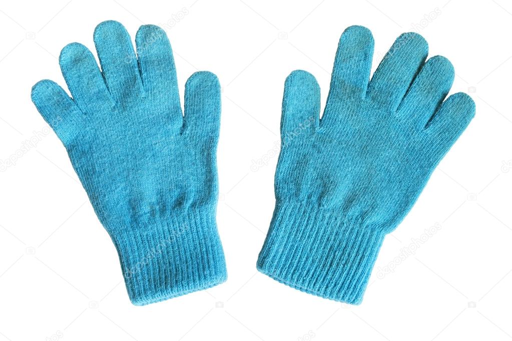 Knitted gloves