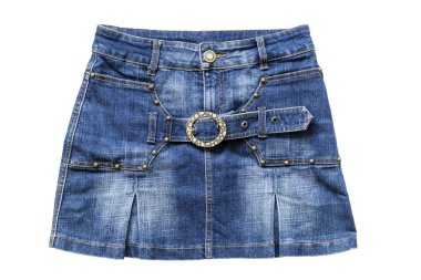 Jean mini etek