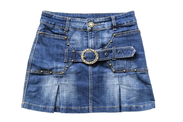 Jean mini etek
