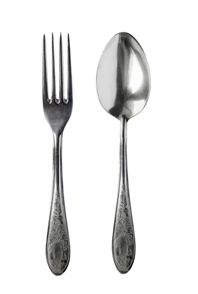 Spoon and fork — Stock Photo, Image