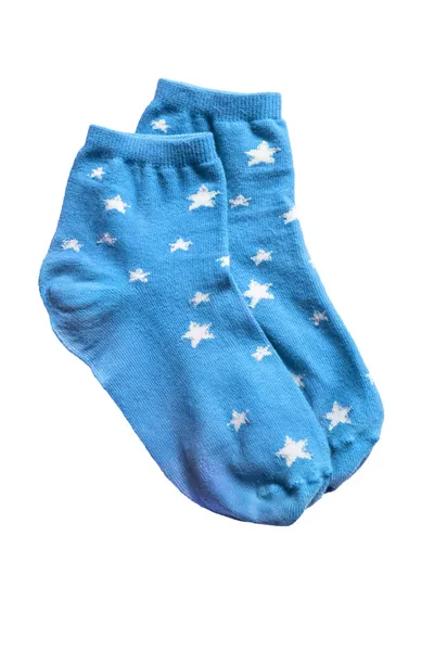 Blaue Socken — Stockfoto