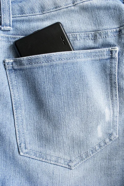 Telefoon in een zak — Stockfoto