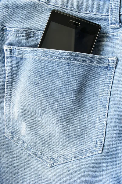 Phone in a pocket — Stock Photo, Image