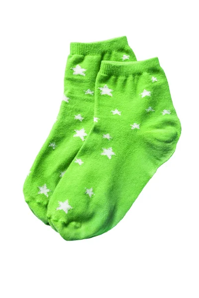 Groene sokken — Stockfoto