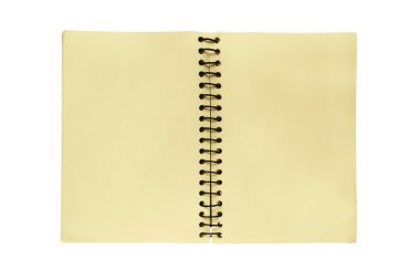 boş bir not defteri