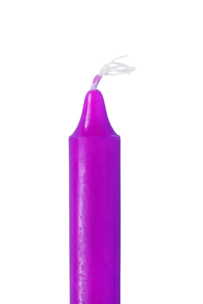 Purple candle — Stock Photo, Image
