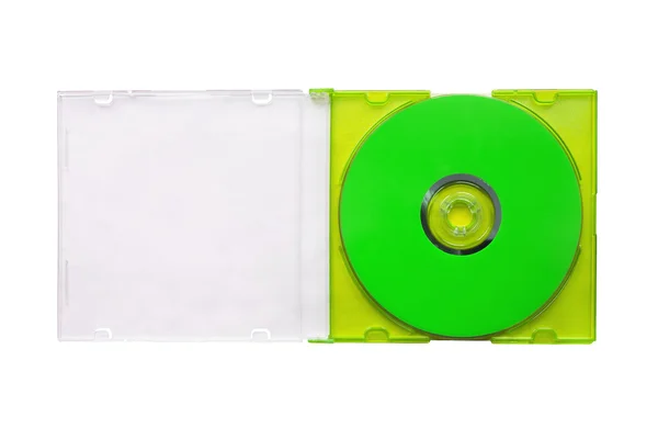 Чистий компакт-диск — стокове фото