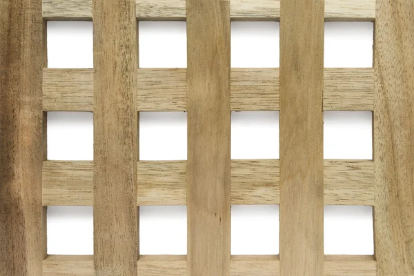 木製のグリッド — ストック写真