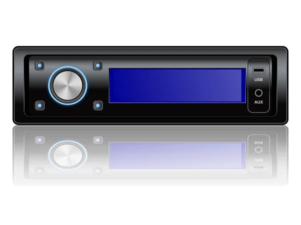 Sistema audio auto — Vettoriale Stock