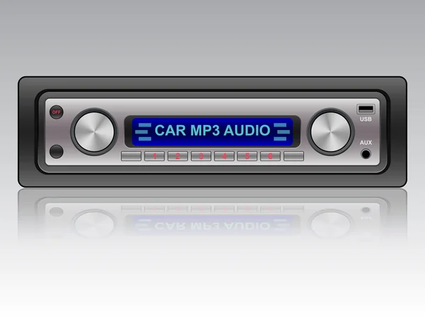 Audio-System im Auto — Stockvektor