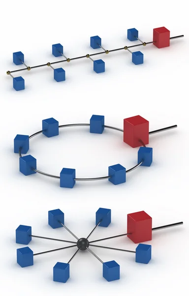 Network configurations — Stock Photo, Image