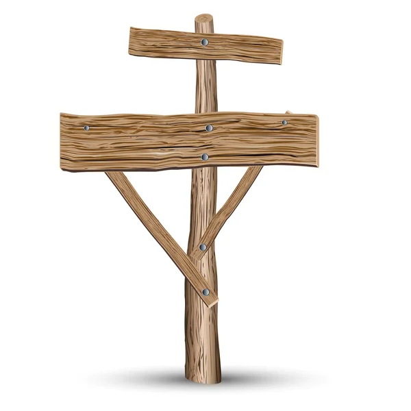 Tablero de madera medieval vector icono . — Vector de stock