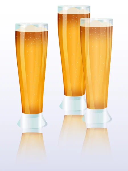 Brýle na pivo — Stockový vektor