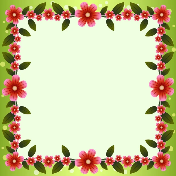 Tarjeta vectorial estilo floral — Vector de stock