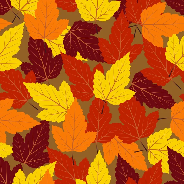 Maple leaf pattern — Stok Vektör