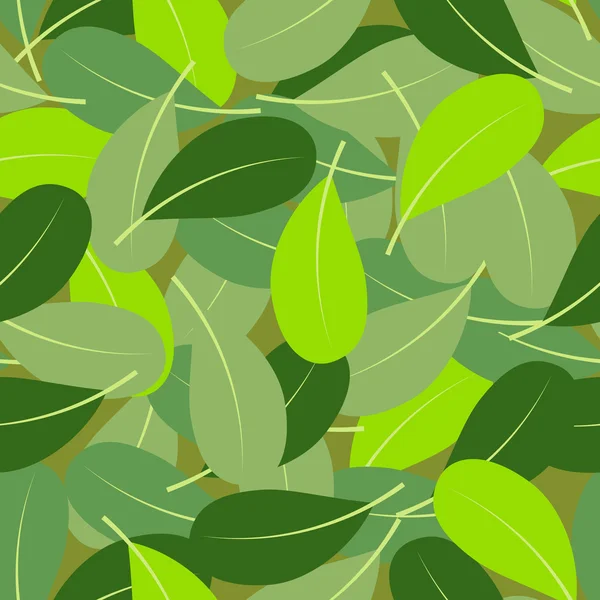 Patrón de hoja de verano — Vector de stock