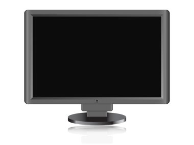 vektör monitör simgesini