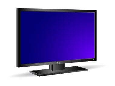vektör monitör simgesini