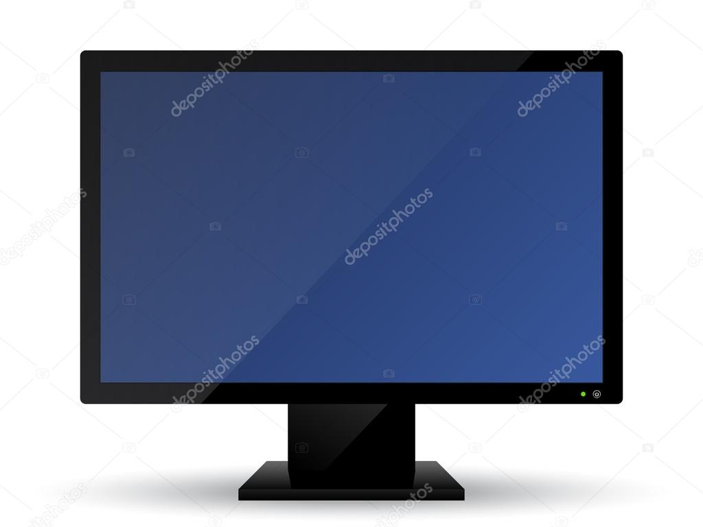 Vector monitor icon