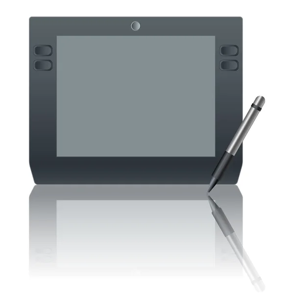 Vektor-Grafik-Tablet-Symbol — Stockvektor