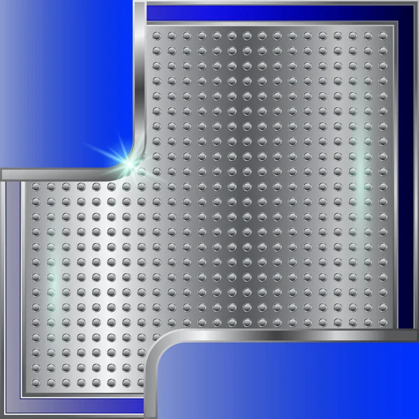 Abstracte metaalachtergrond — Stockvector