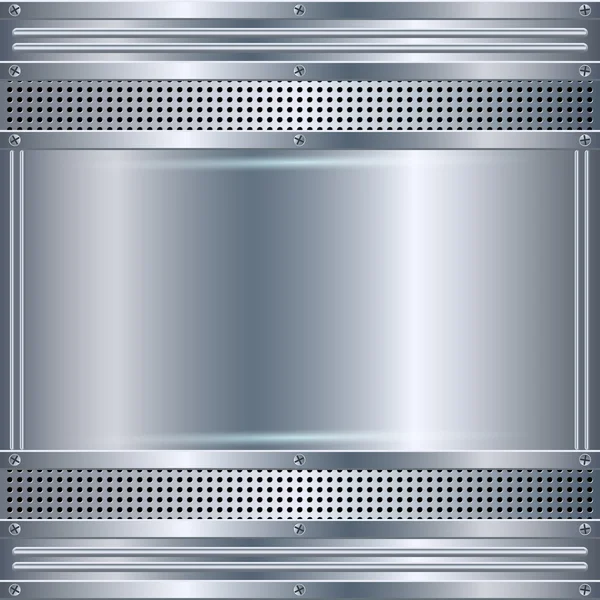 Abstracte metaalachtergrond — Stockvector