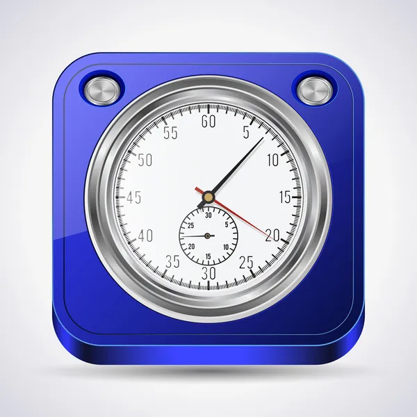 Stopwatch vektör simgesi — Stok Vektör