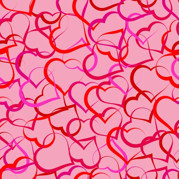 Hearts seamless pattern — Stock Vector