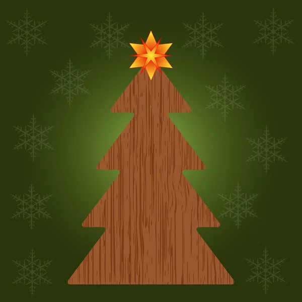 Weihnachtsvektorkarte — Stockvektor
