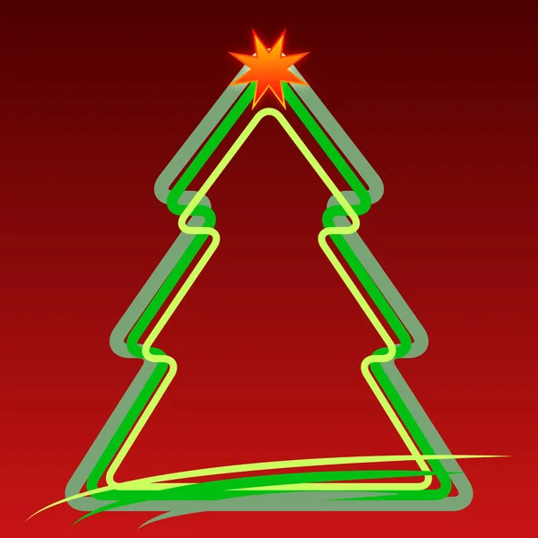 Vánoční přání vektor — Stockový vektor