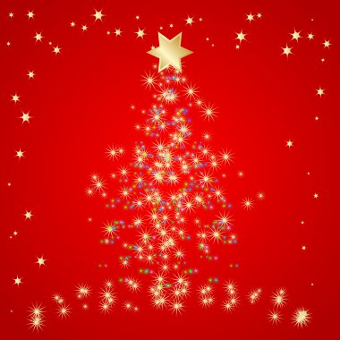 vektör Noel kartı