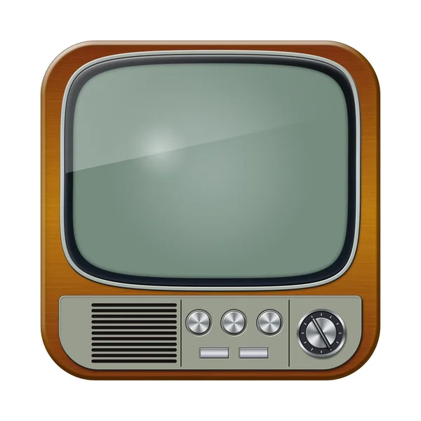 Televize retro — Stock fotografie