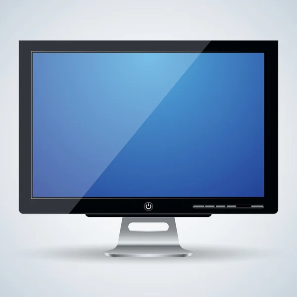 Monitor vectorillustratie — Stockvector