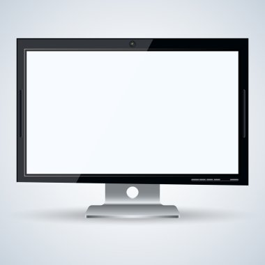 monitör vektör çizim