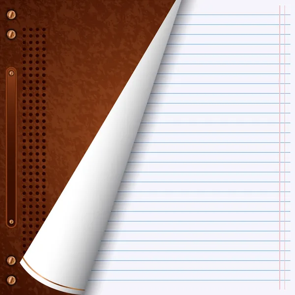 Notebook vector achtergrond — Stockvector
