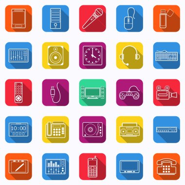 Electronic web   icons clipart